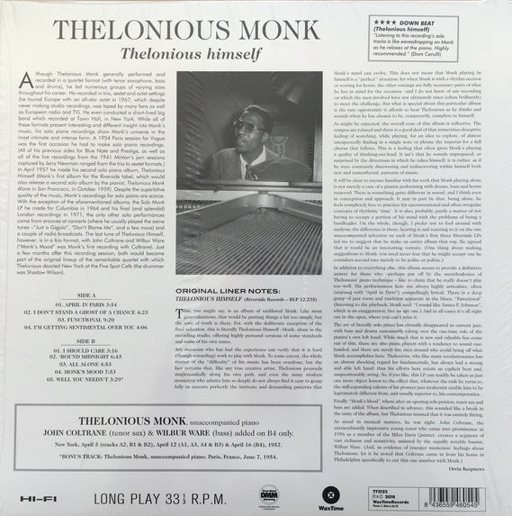 LP Thelonious Monk – Thelonious Himself