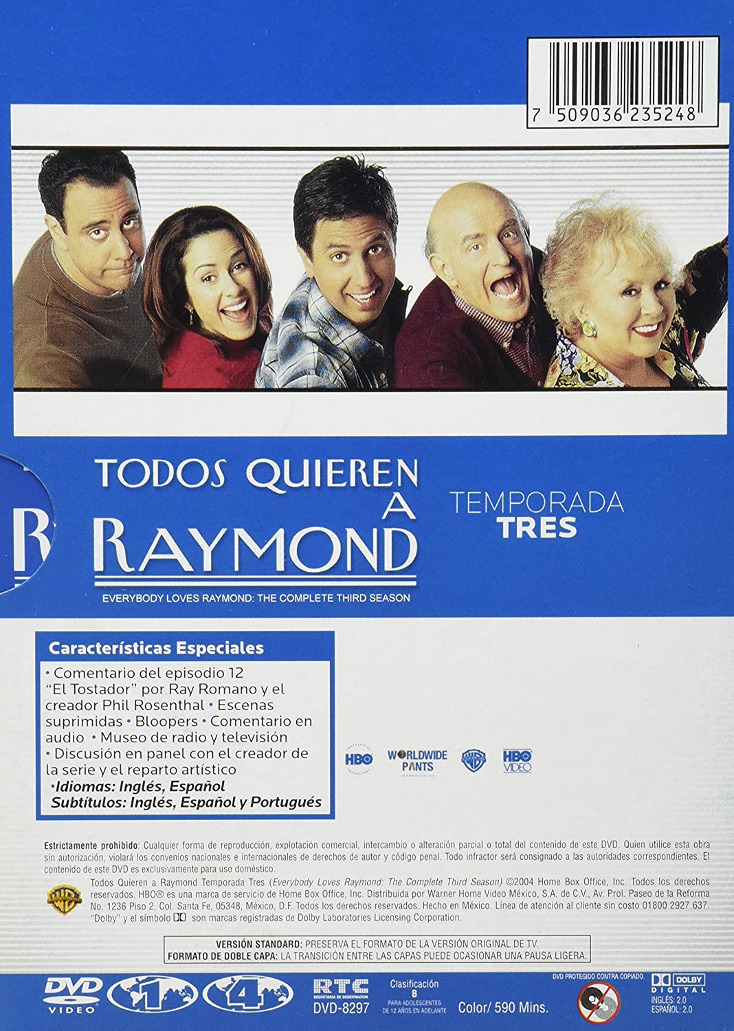 DVD x5 Todos quieren a Raymond - Temporada 3
