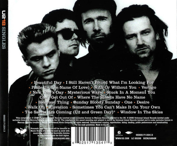 CD U2 – U218 Singles