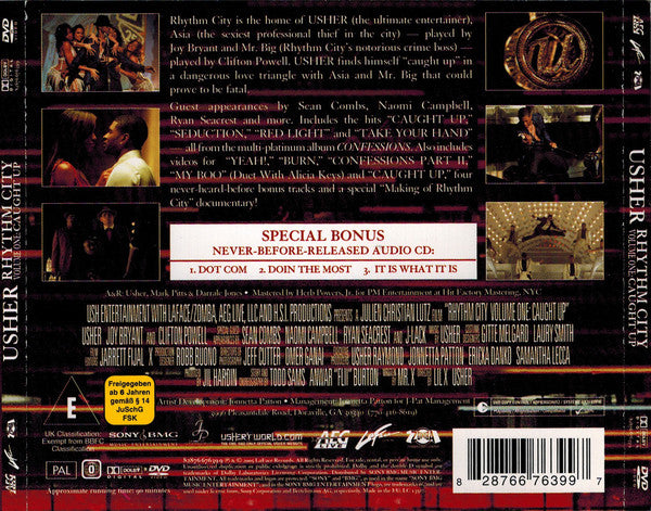 USHER ‎– RHYTHM CITY VOLUME ONE: CAUGHT UP / DVD