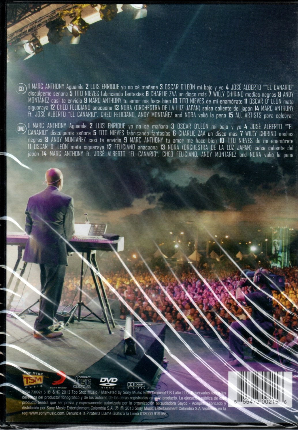 CD + DVD Various – Salsa Giants