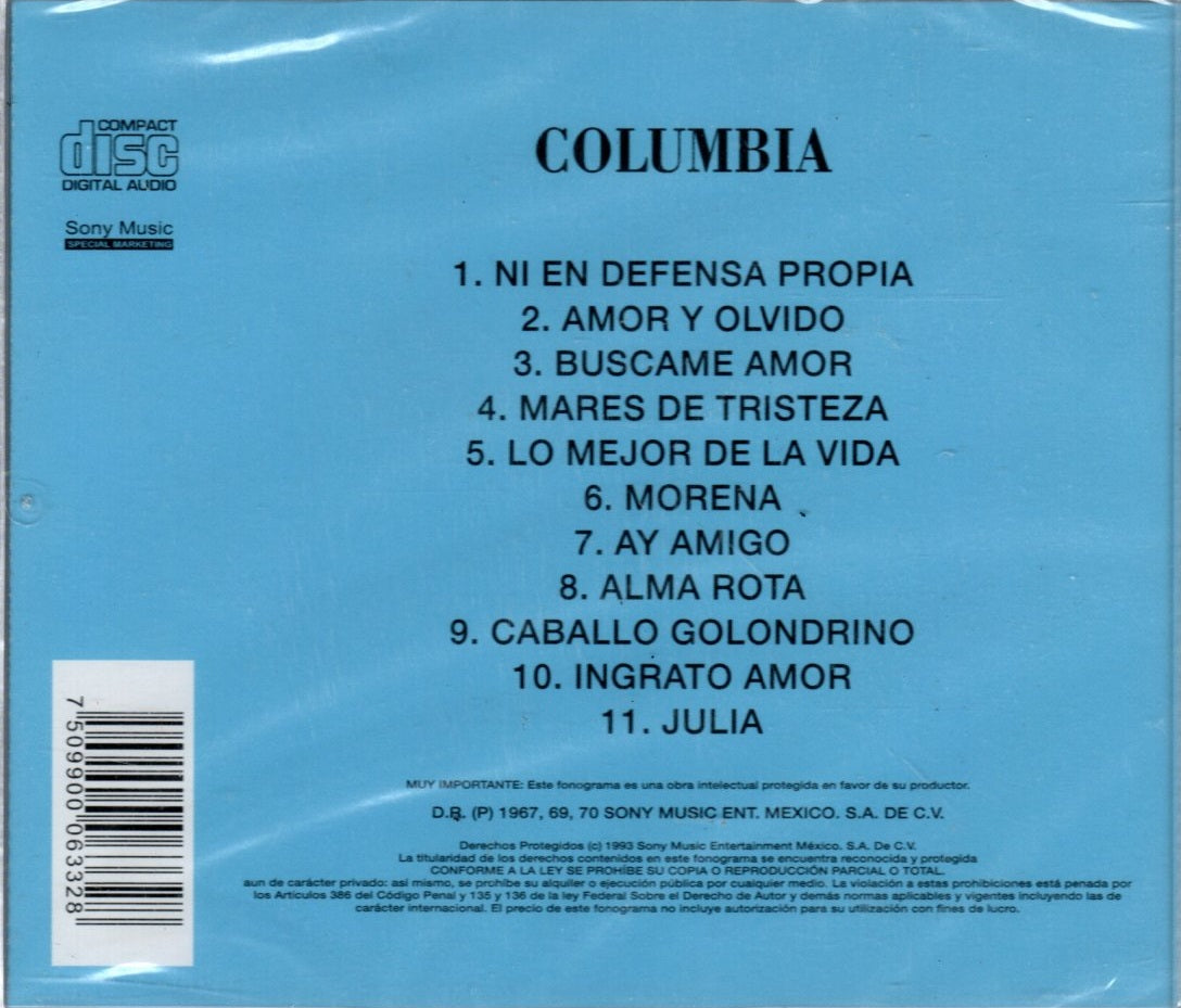 CD Vicente Fernandez – Ni En Defensa Propia