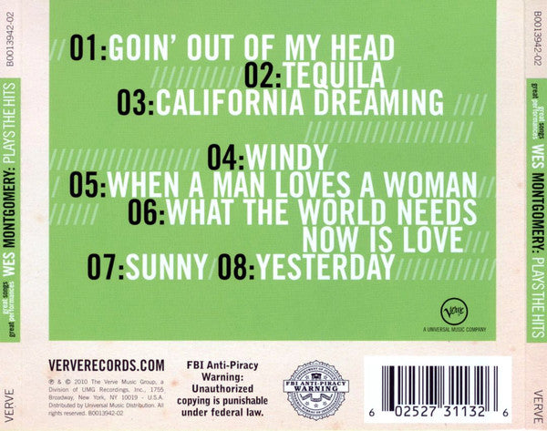 CD Wes Montgomery – Plays The Hits