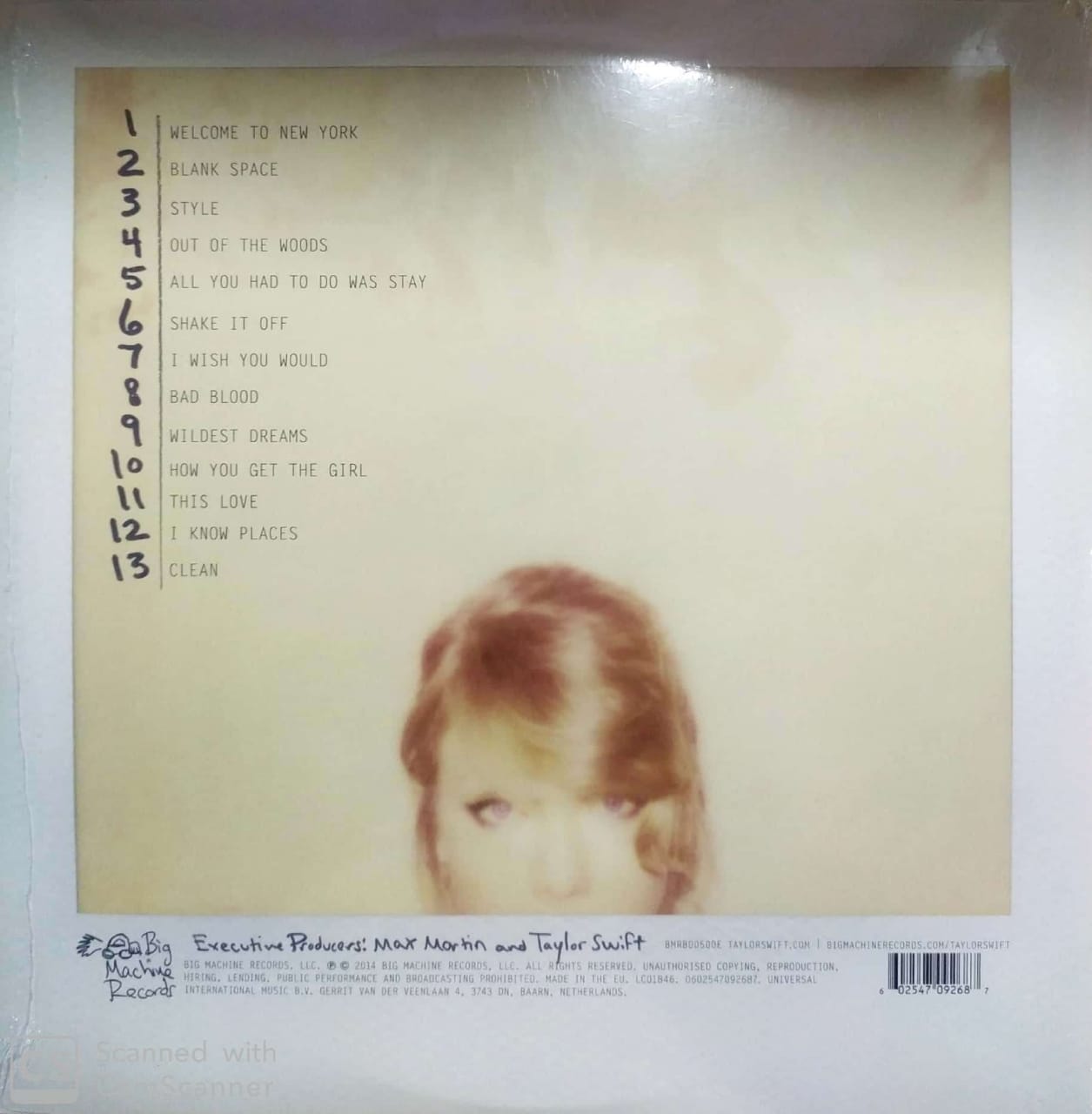 LP Taylor Swift ‎– 1989