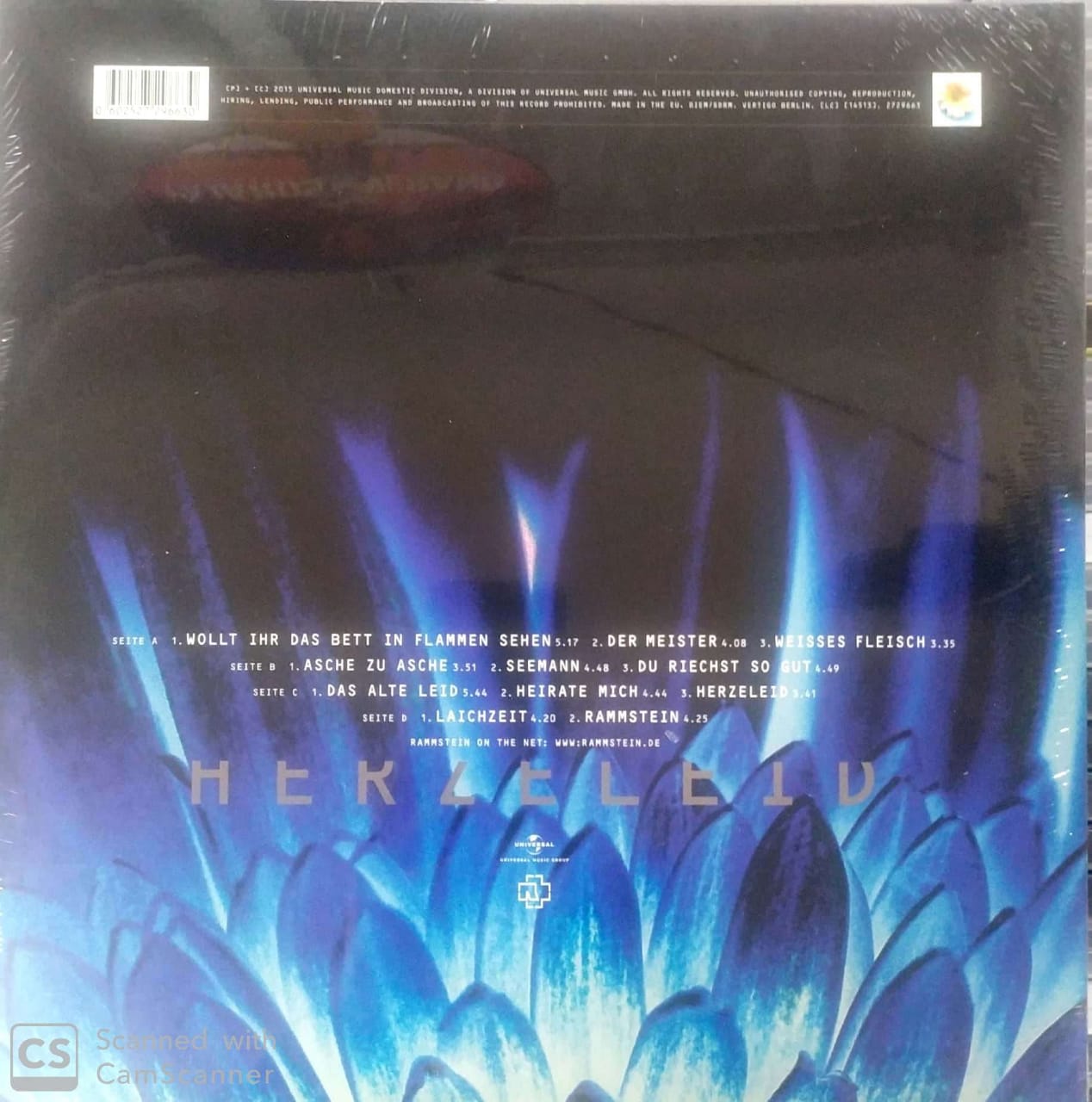 LP Rammstein – Herzeleid