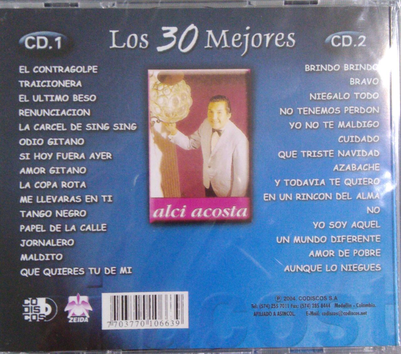 CD x2 Alci Acosta - Los 30 Mejores