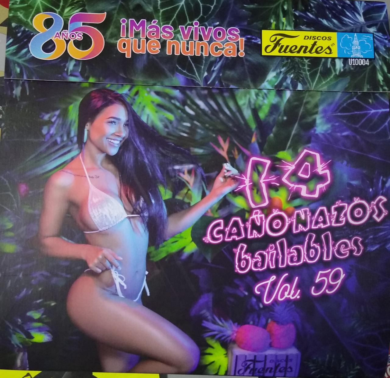 CD + Almanaque 14 Cañonazos Bailables Vol 59 (USB)