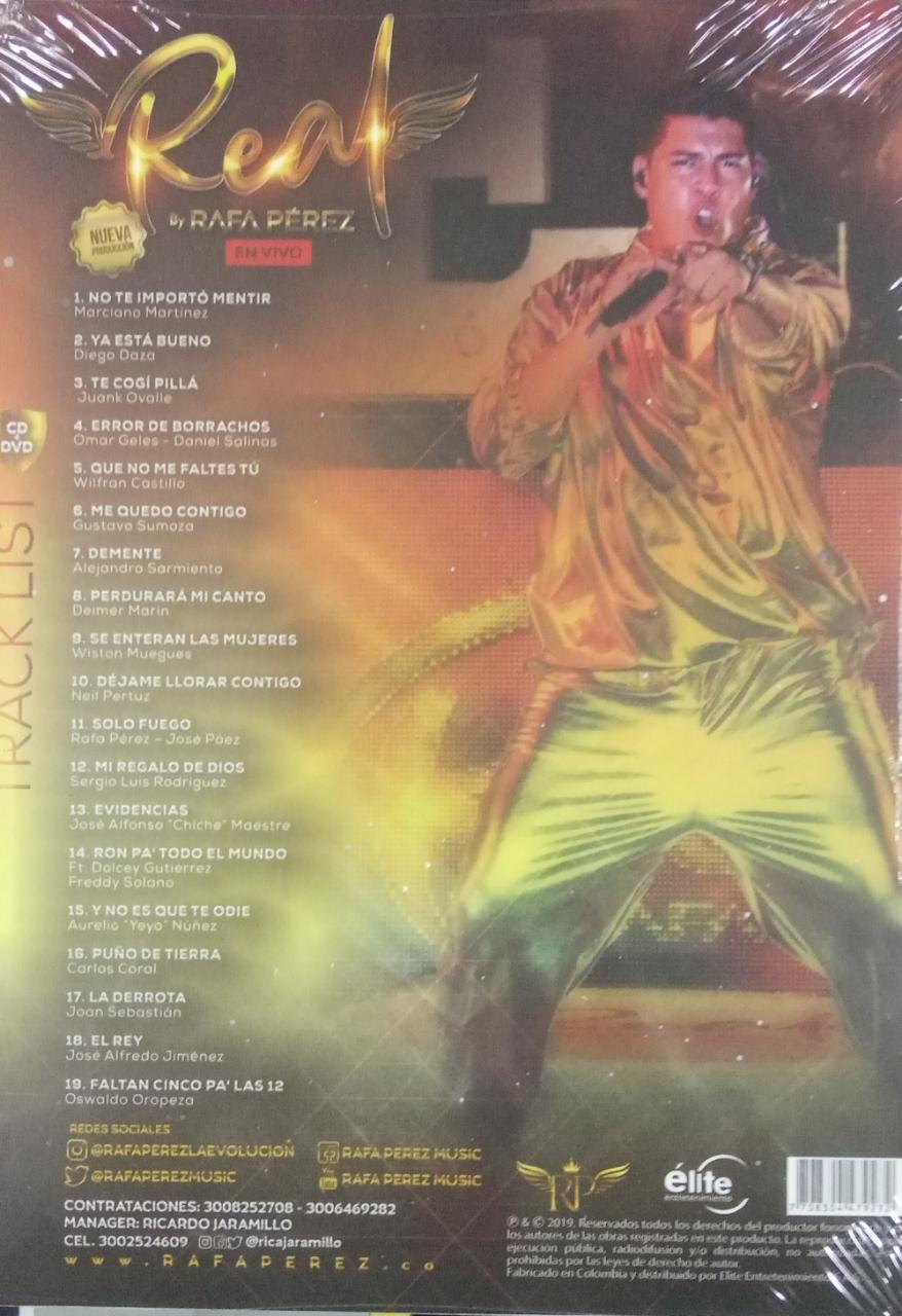 CD + DVD Rafaél Pérez - Real