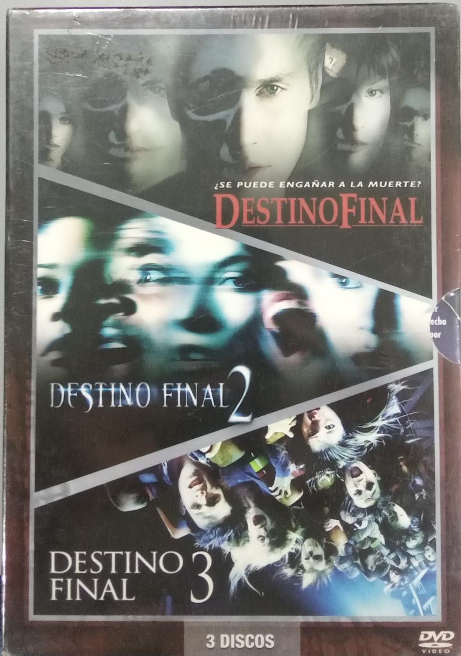 DVD x3 Destino Final -1,2,3