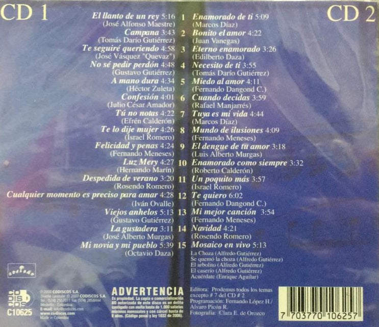 CD X2 Rafael Orozco - Los otros 30 mejores