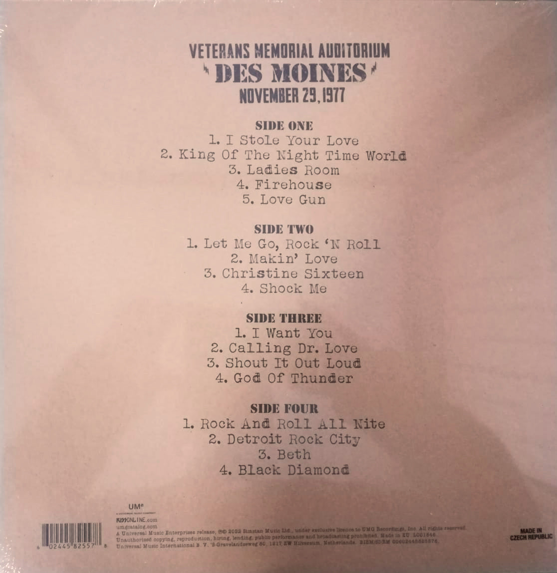 LPX2 Kiss – Off The Soundboard: Live in Des Moines