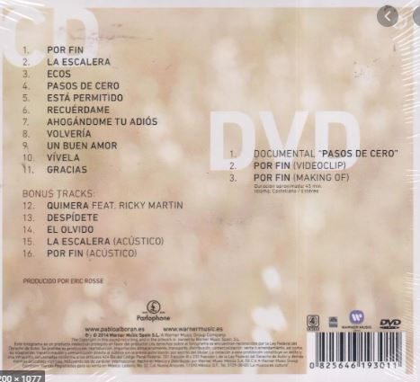 CD + DVD Pablo Alborán - Terral