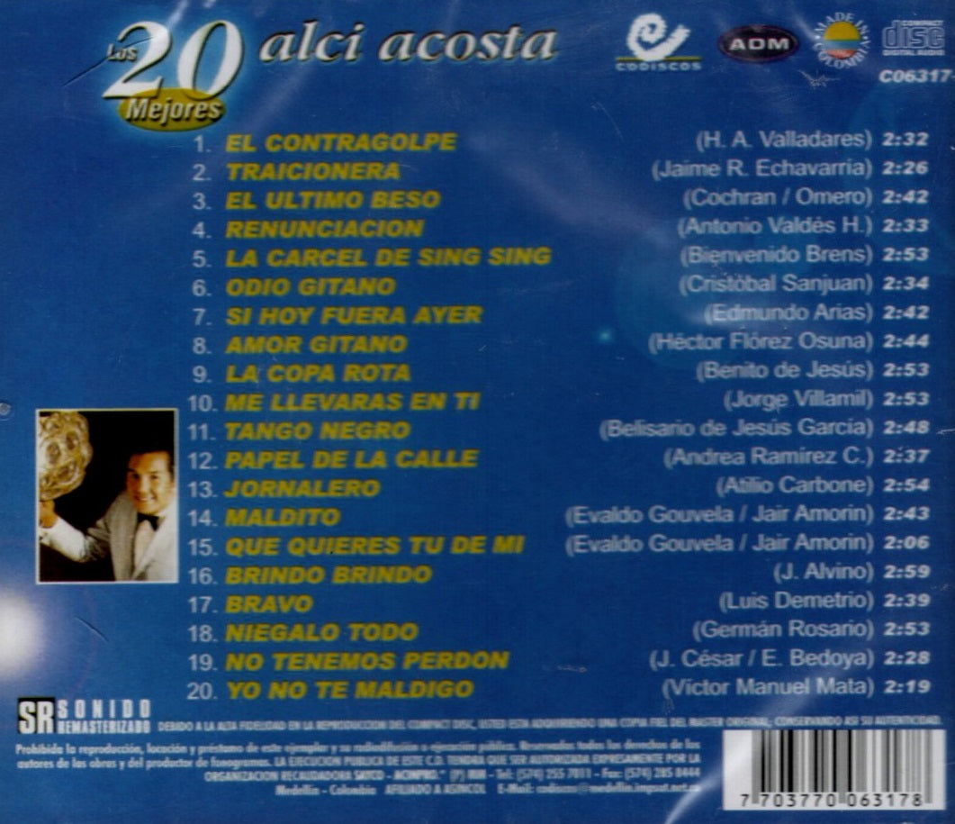 CD Alci Acosta - Los 20 Mejores