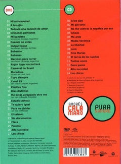 DVD + CD Andrés Calamaro – Pura Sangre