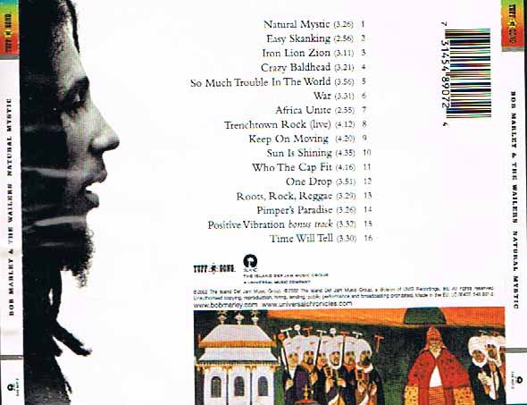 CD Bob Marley & The Wailers – Natural Mystic: The Legend Lives On