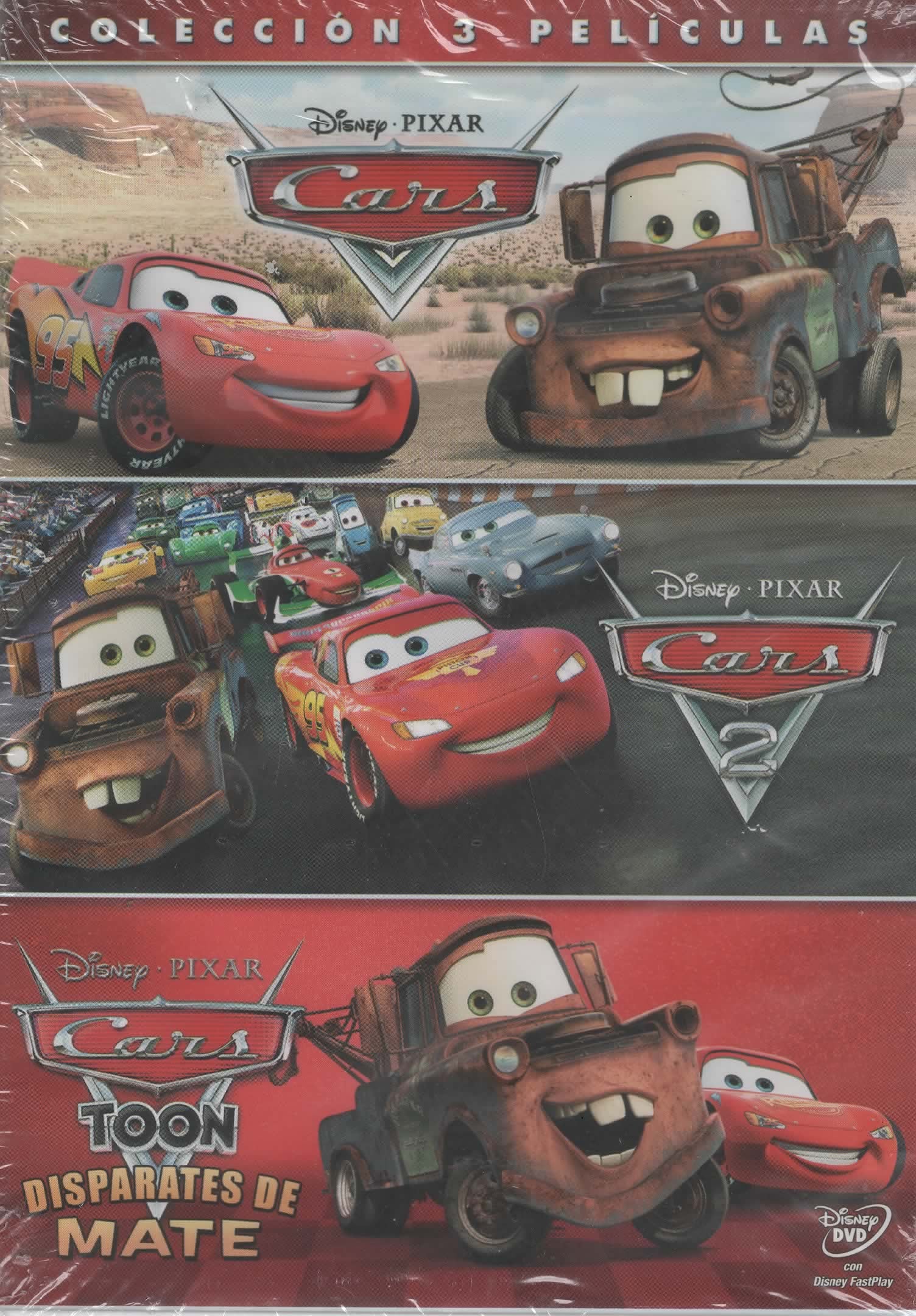 DVD x 3 Cars - Colección tres películas