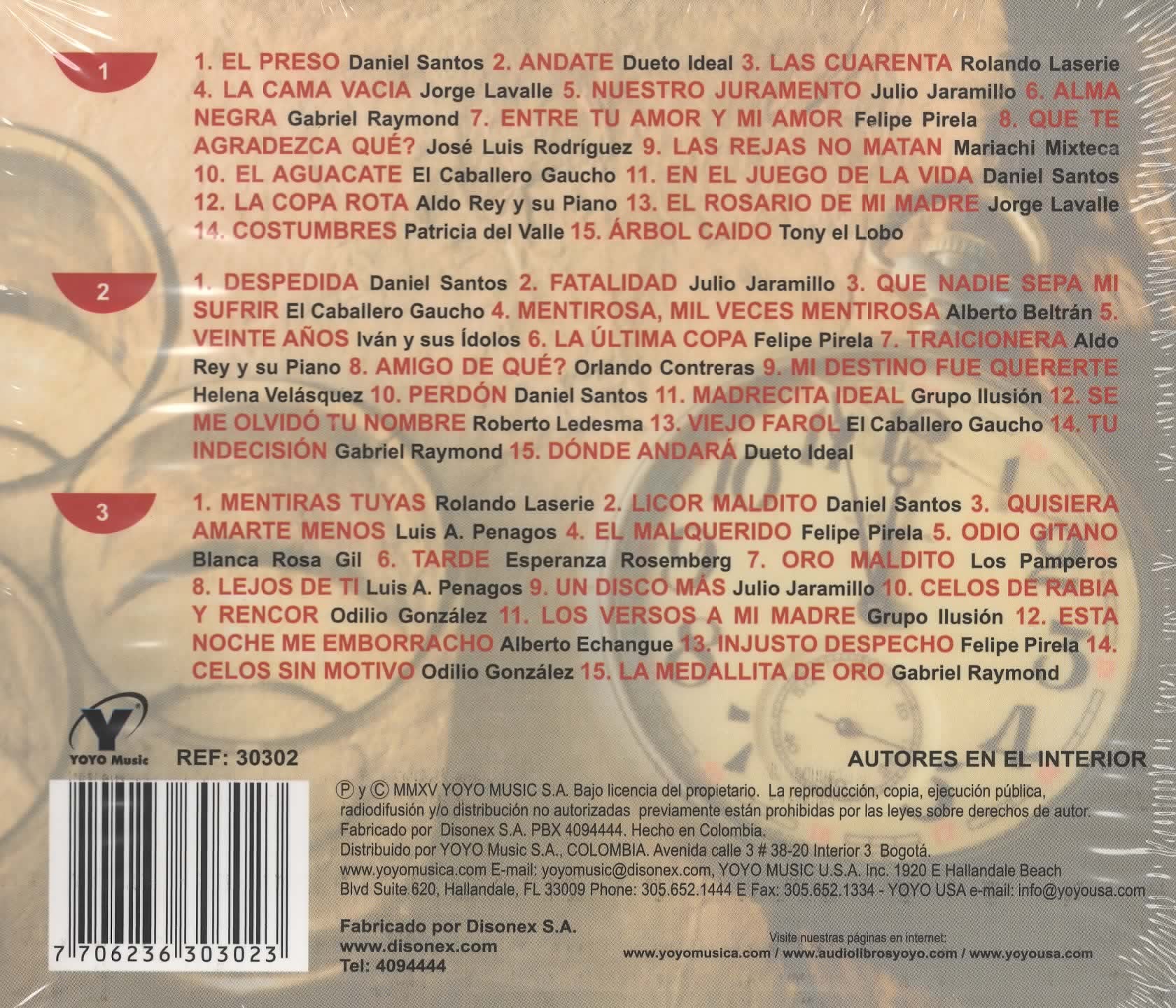 CDX3 Antología Del Despecho