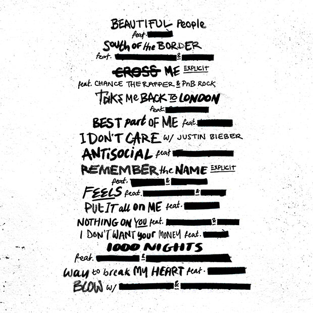 CD Ed Sheeran – No.6 Collaborations Project