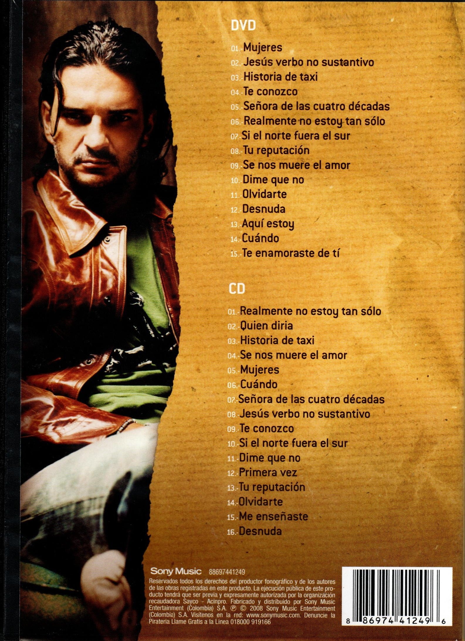 DVD+CD SIMPLEMENTE LO MEJOR / RICARDO ARJONA