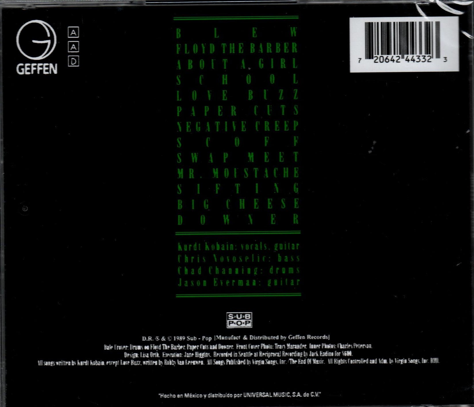 CD Nirvana - Bleach