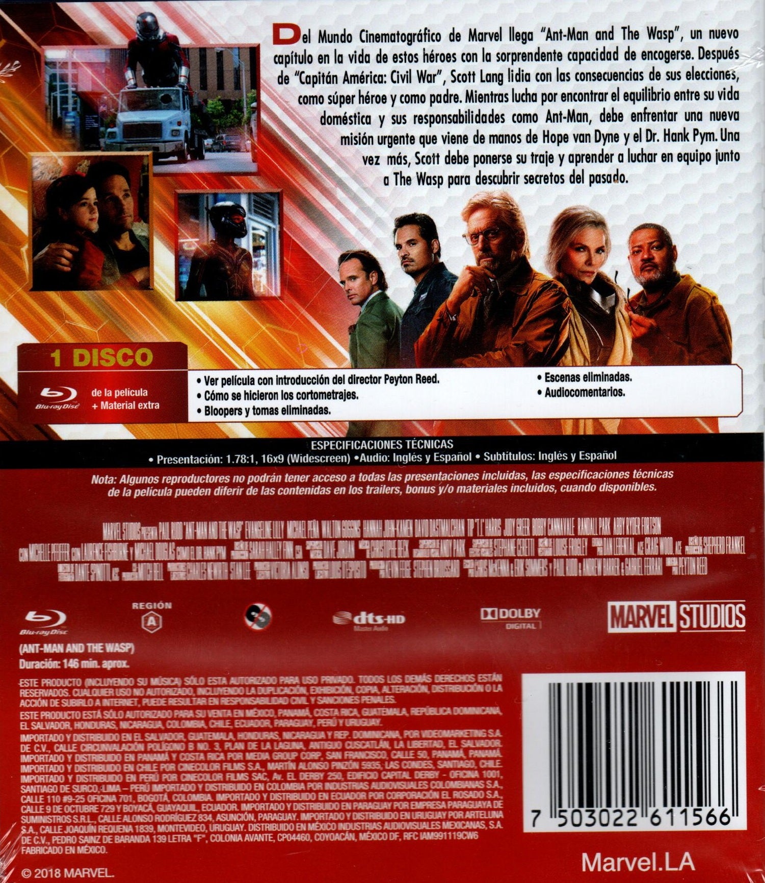 Blu-Ray Ant-Man and The Wasp