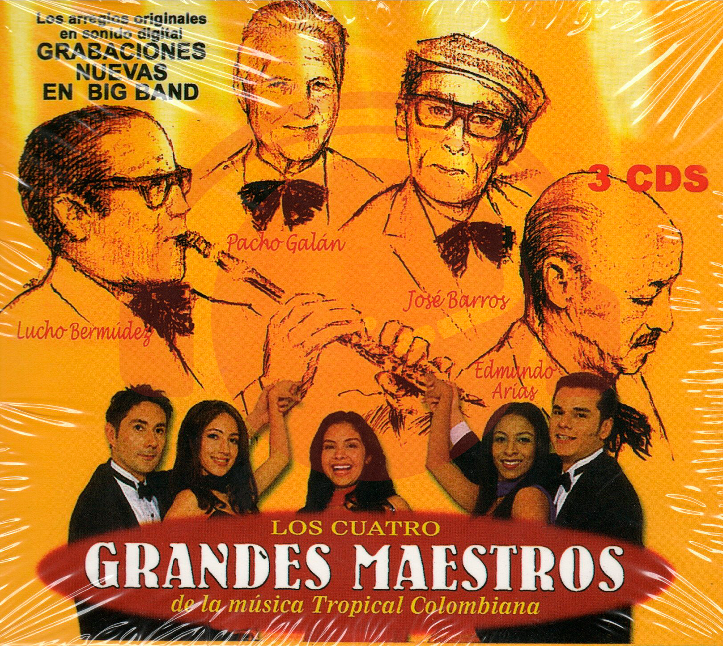 CDX3 Los 4 Grandes Maestros De La Música Tropical Colombiana