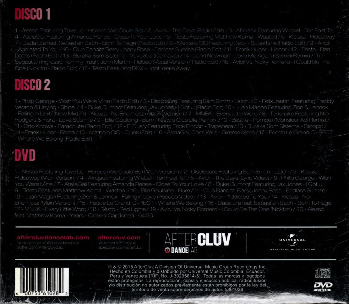 CD +DVD AfterCluv DanceLab - Vol. 1:The Drop