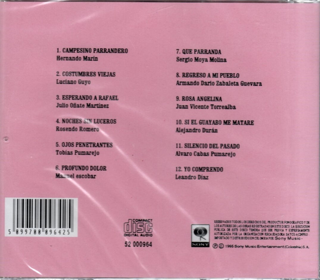 CD Jorge Oñate & Colacho Mendoza Y Su Conjunto – Campesino Parrandero
