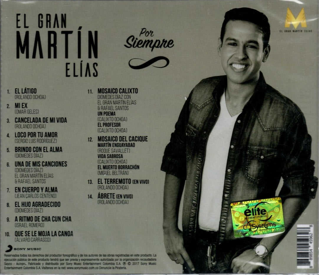CD El gran Martín Elías por siempre