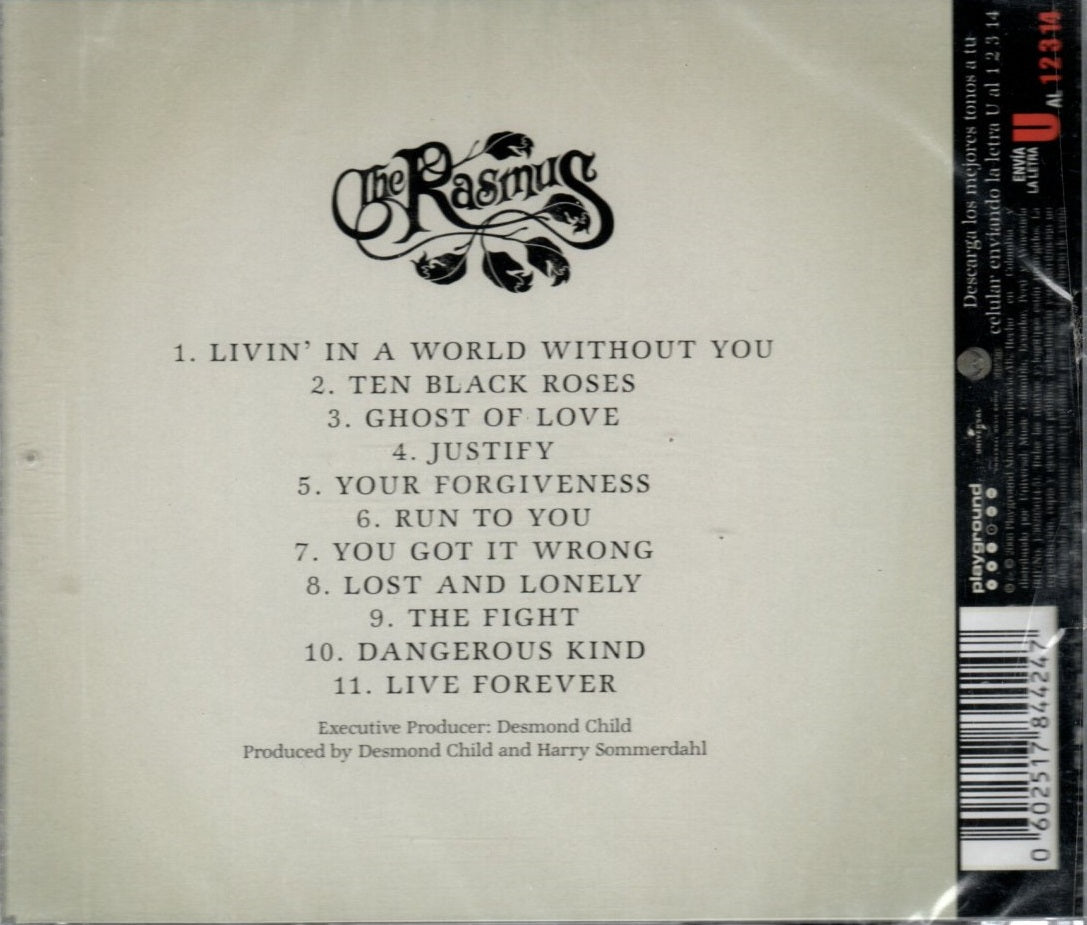 CD The Rasmus – Black Roses