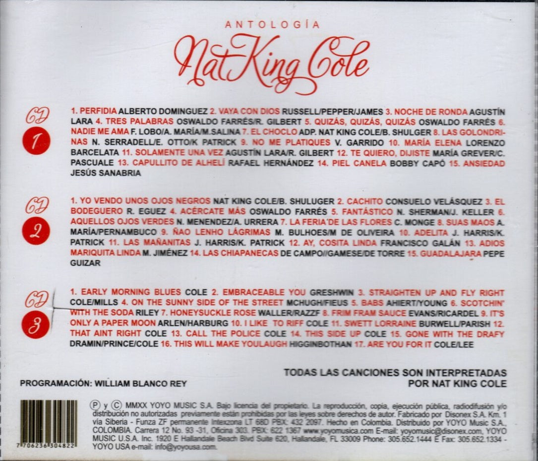 CDX3 Nat King Cole - Antología