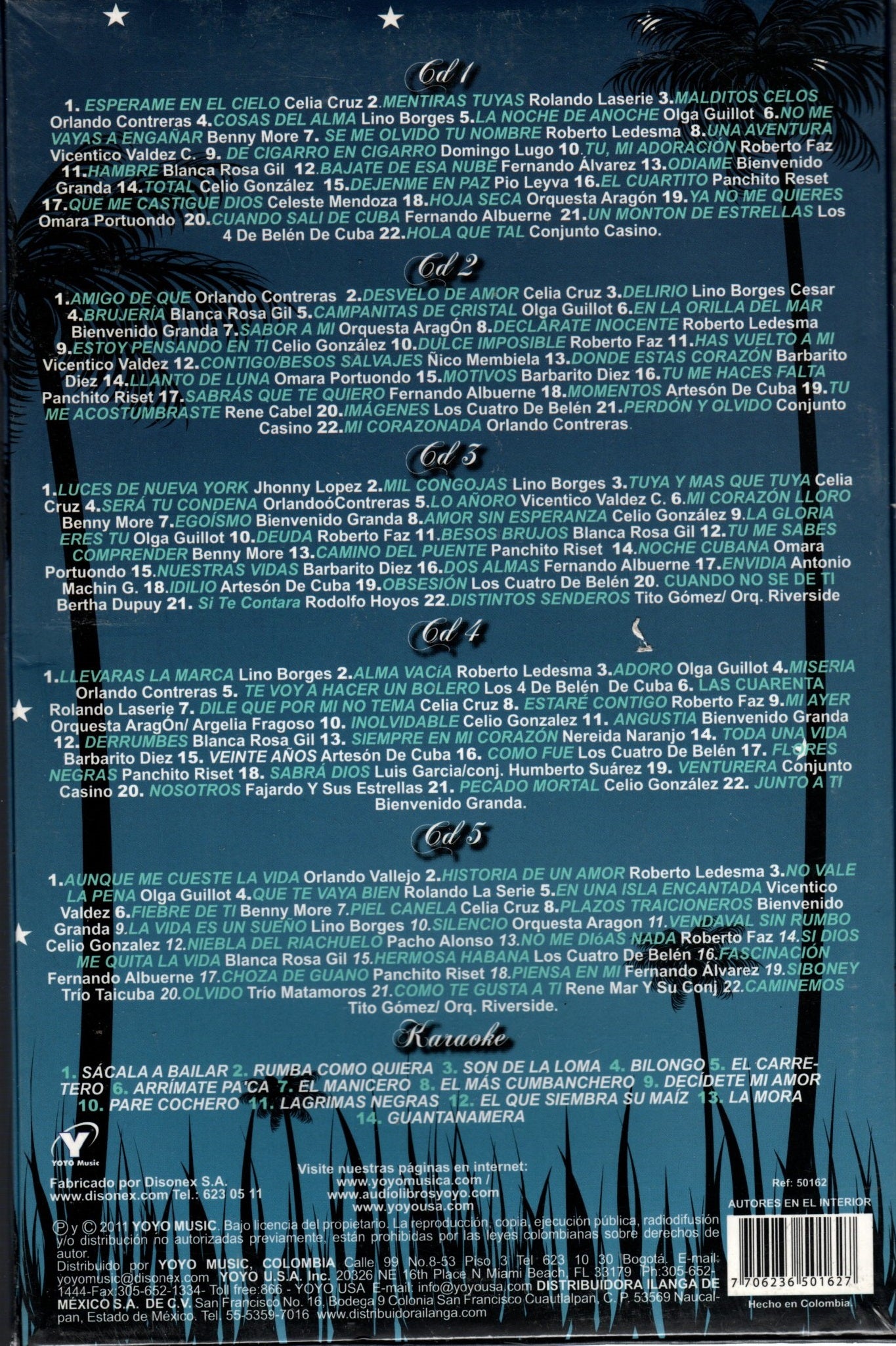 CDX5 110 Tesoros De La Música Romántica Cubana