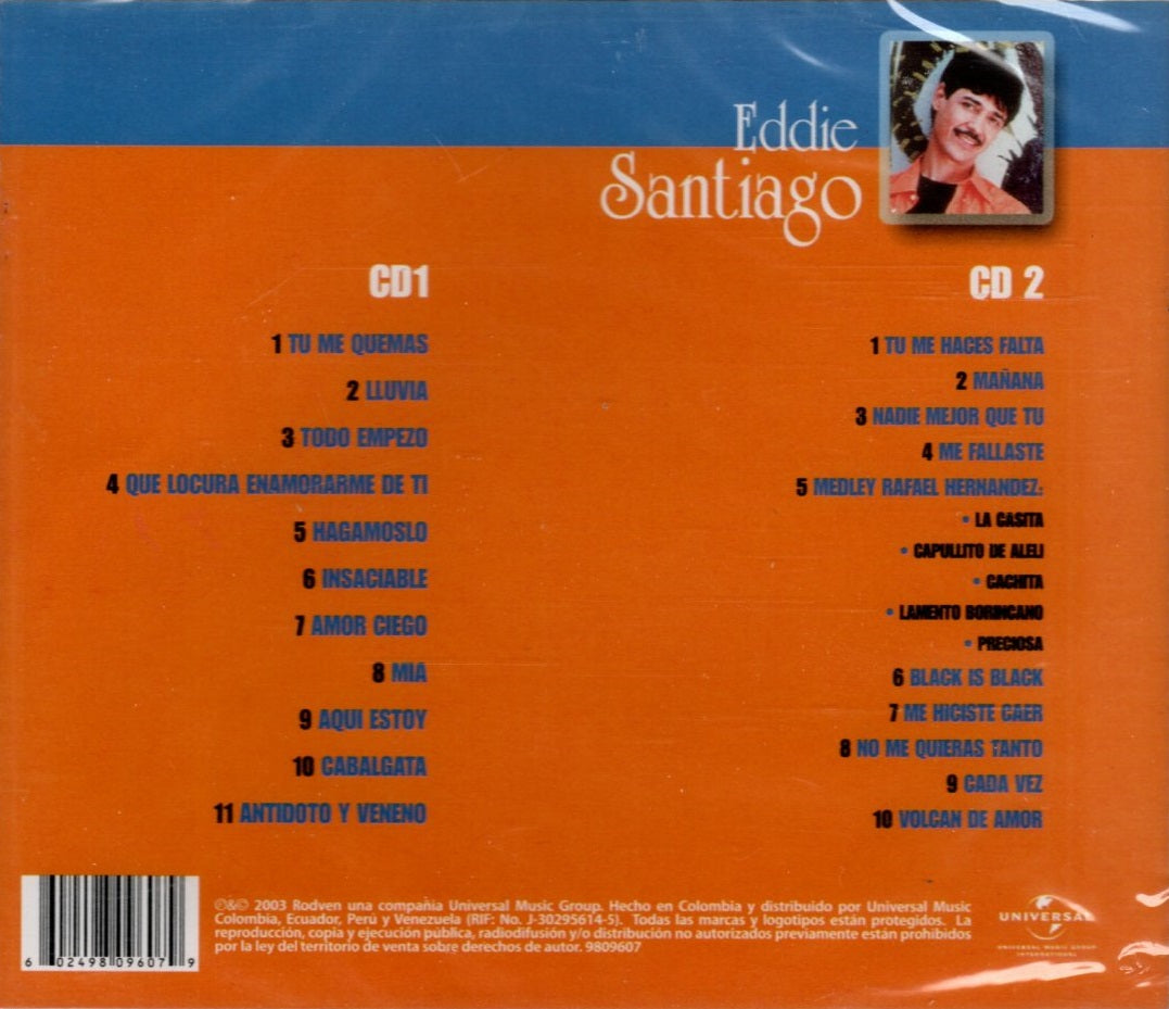 CD X2 Eddie Santiago – Grandes Exitos