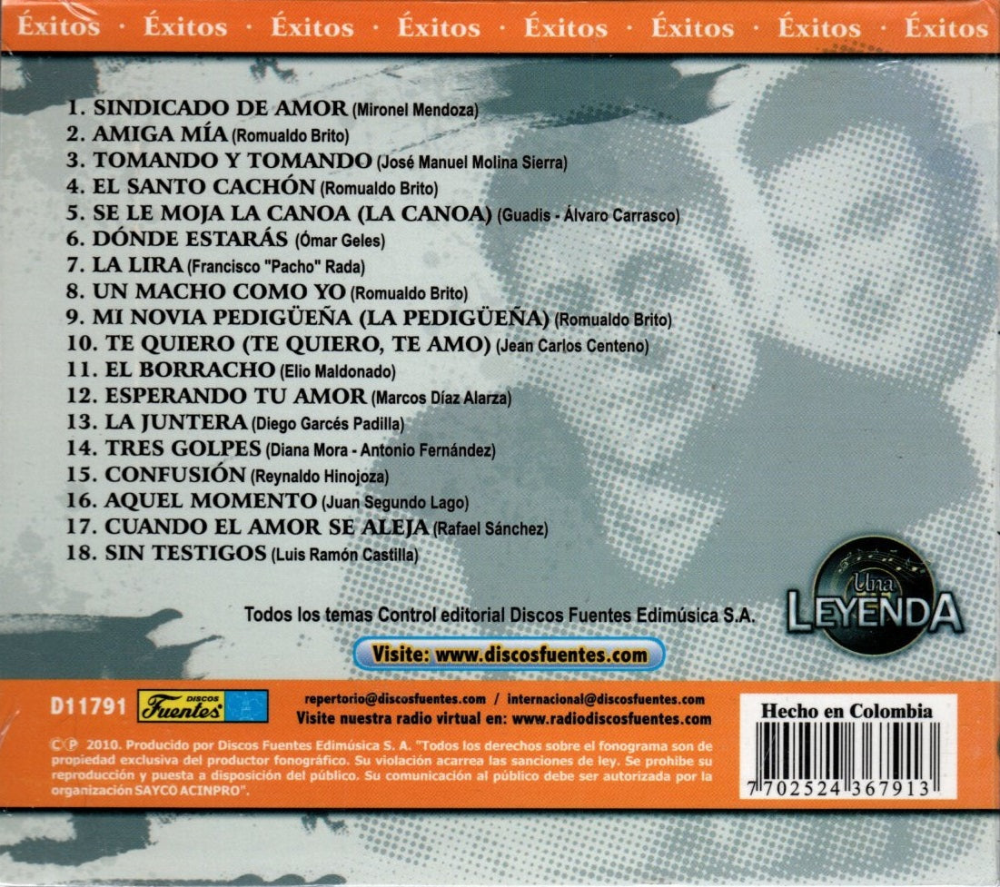 CD Los Embajadores Vallenatos - Una Leyenda