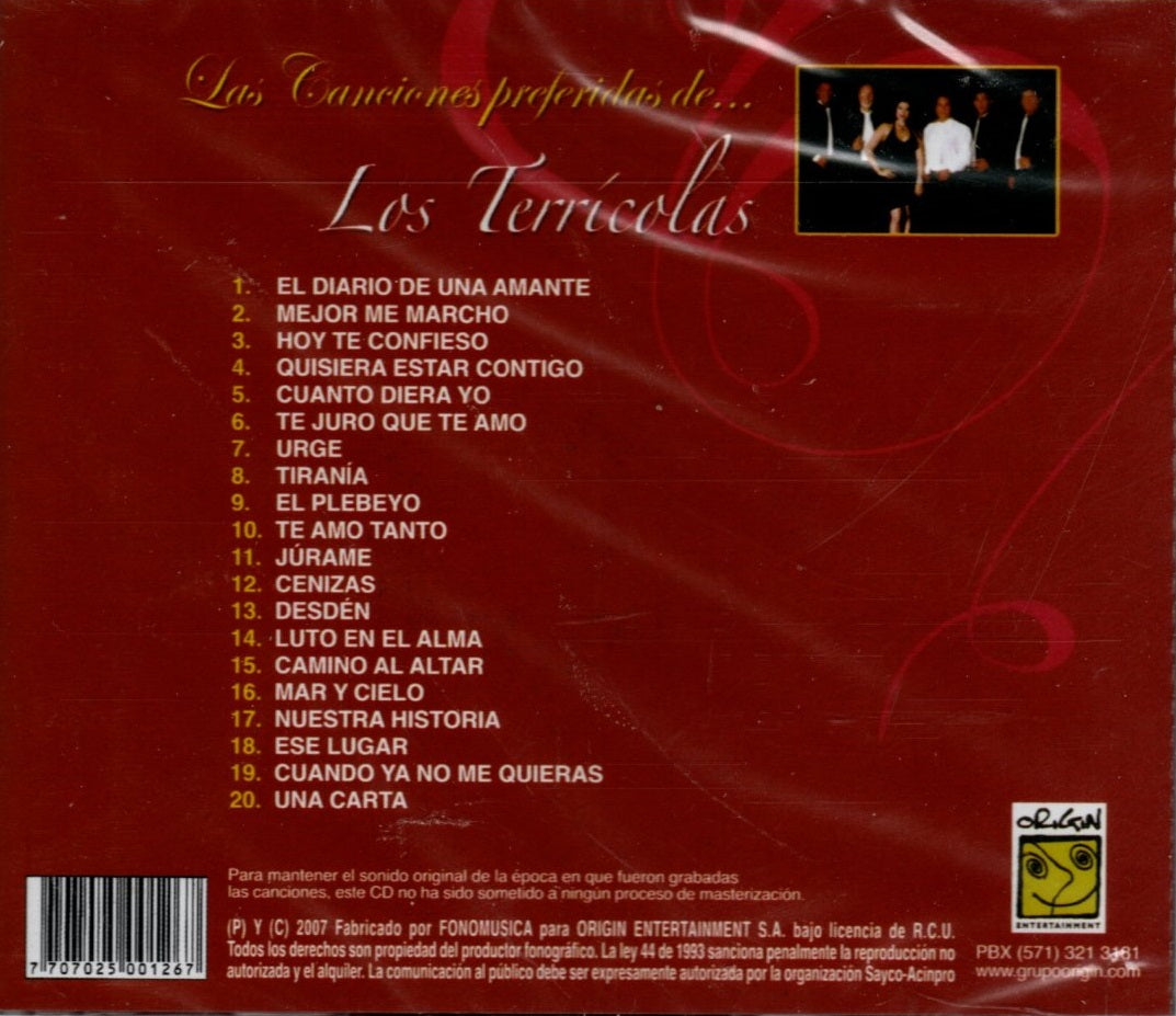CD Los Terrícolas - Las Canciones Favoritas de