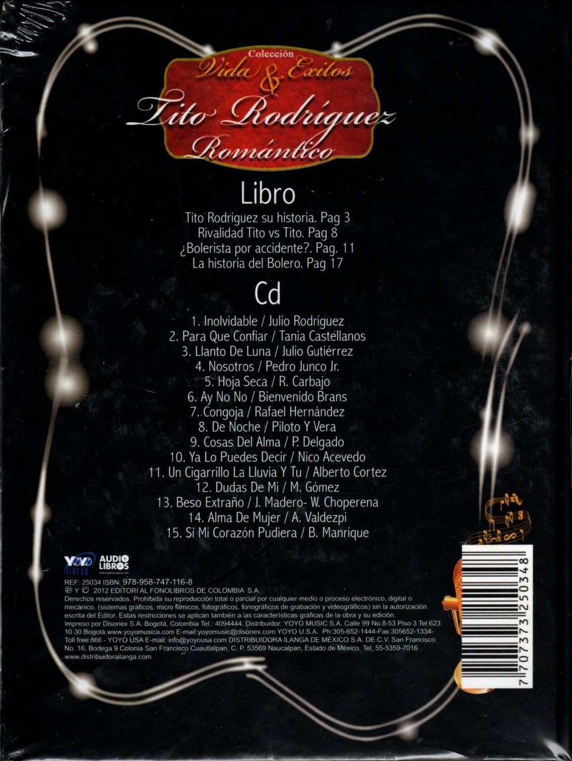 CD + Libro Tito Rodríguez - Colección Vida Y Éxitos