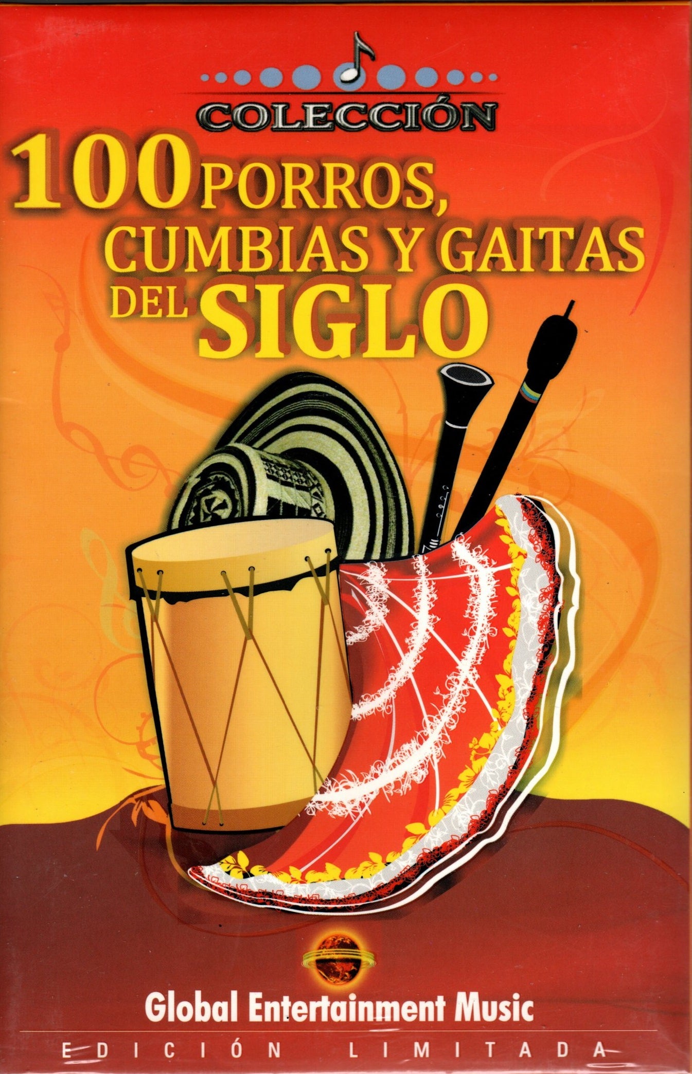 CD X5 100 Porros, Cumbias y Gaitas del siglo