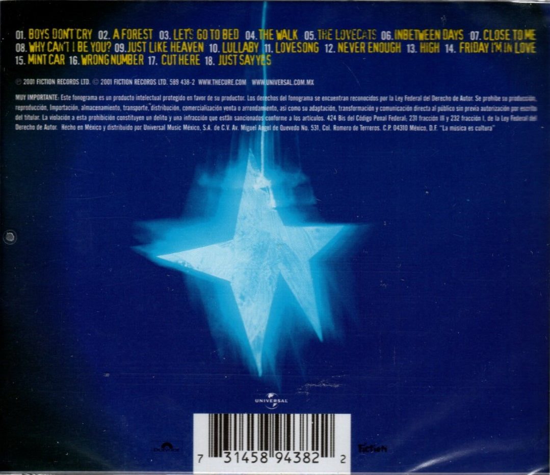 CD The Cure – Greatest Hits