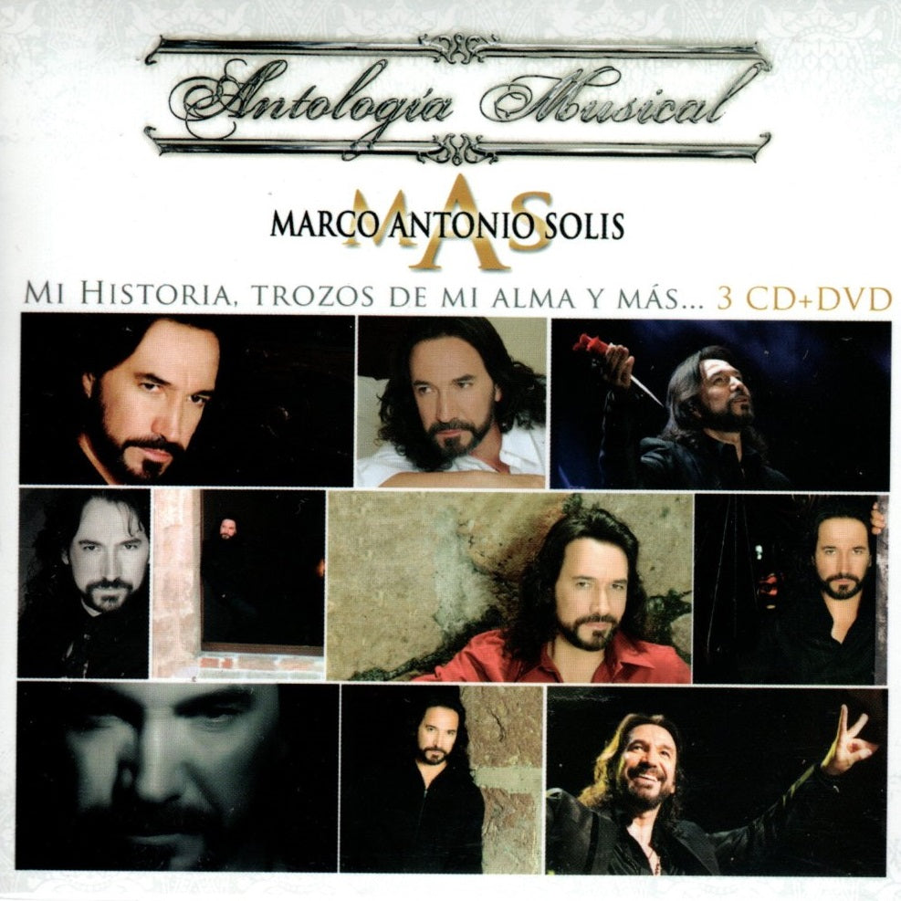 CDX3 + DVD Marco Antonio Solis - Antología Musical