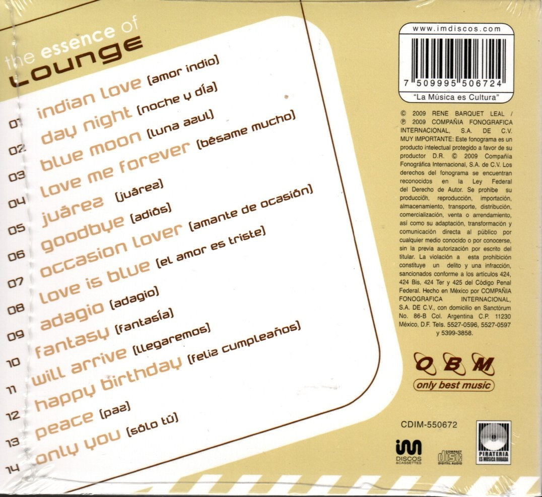 CD The Essence Of Lounge