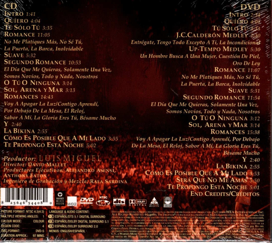 CD+DVD Luis Miguel - Vivo