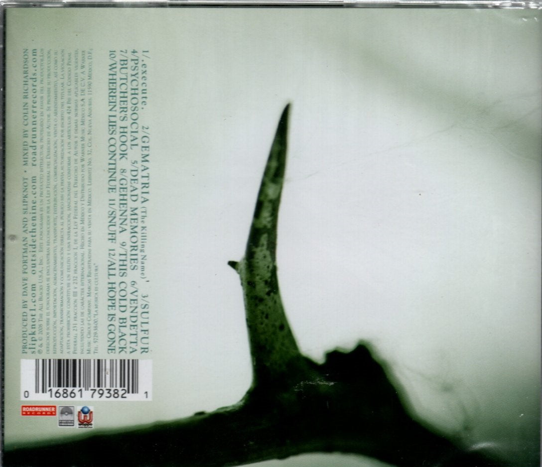 CD Slipknot - All Hope Is Gone