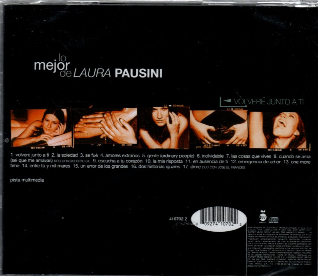 CD Laura Pausini - Volveré Junto A Ti