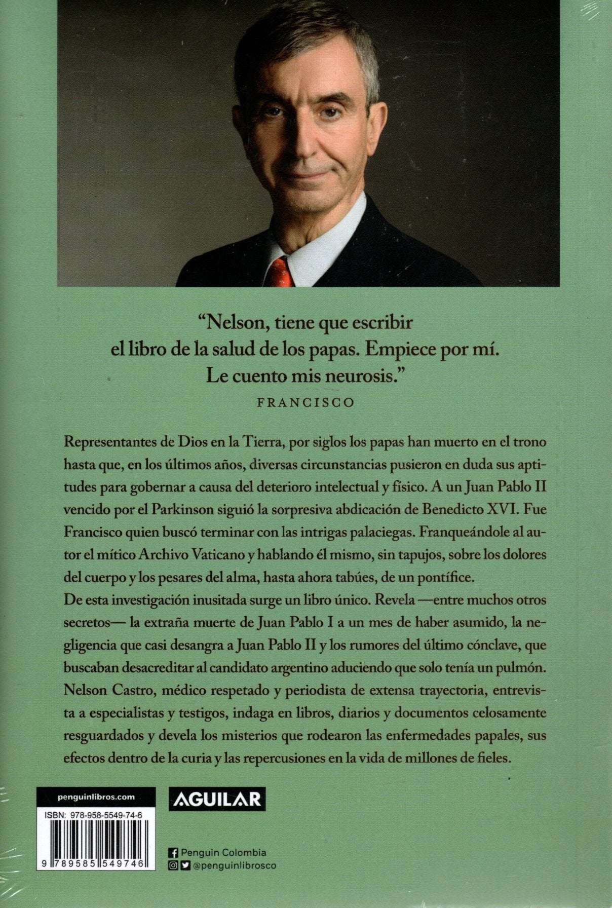 Libro Nelson Castro - La Salud De Los Papas