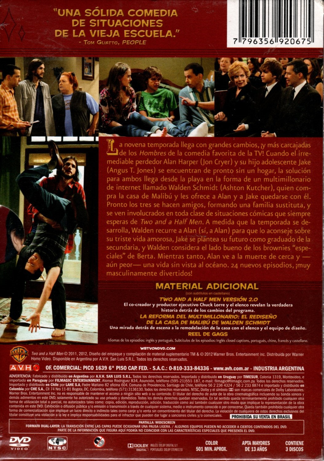 DVD Two And a Half Men 9 temporada