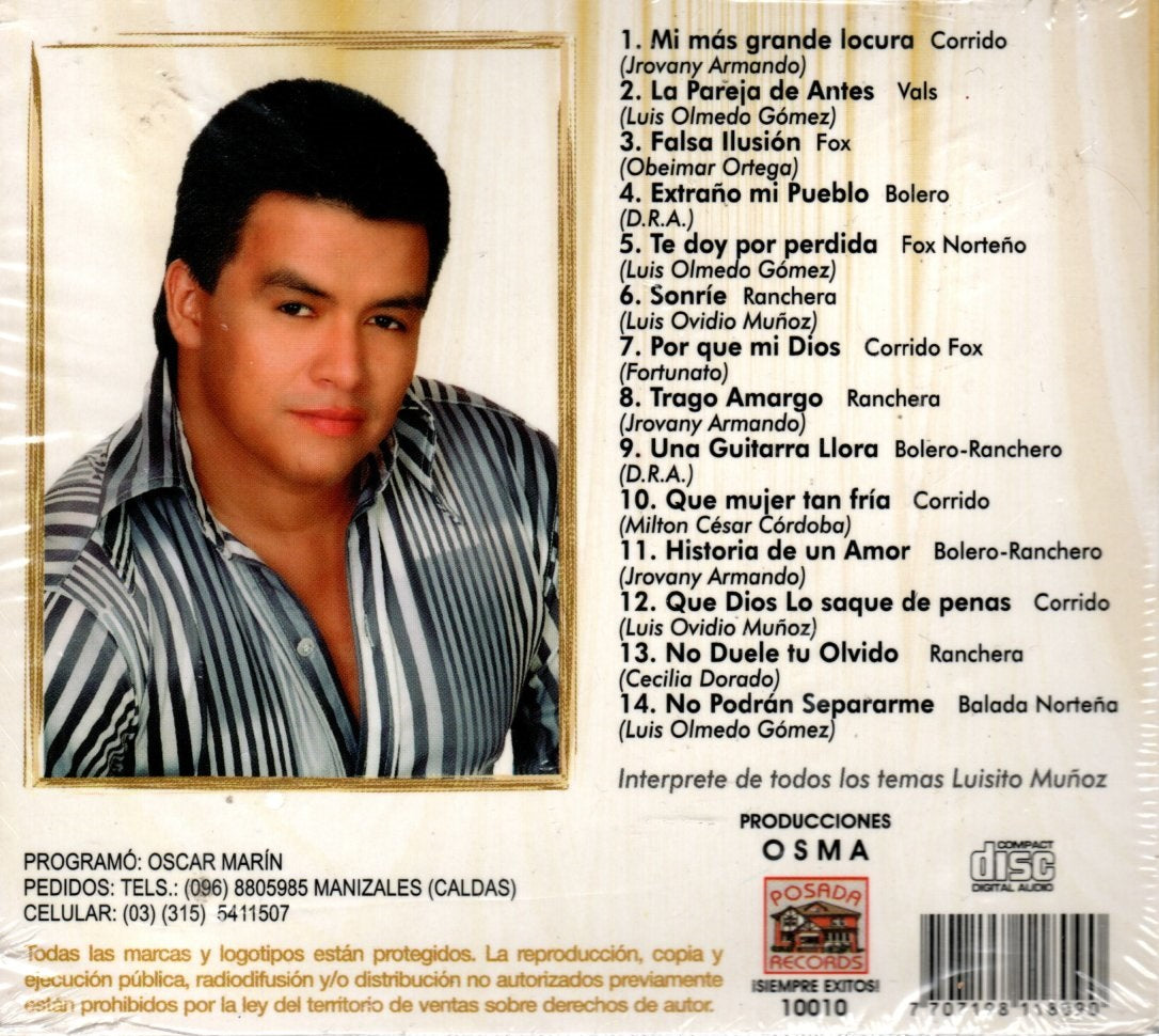 CD Luisito Muñoz - Mi Más Grande Locura