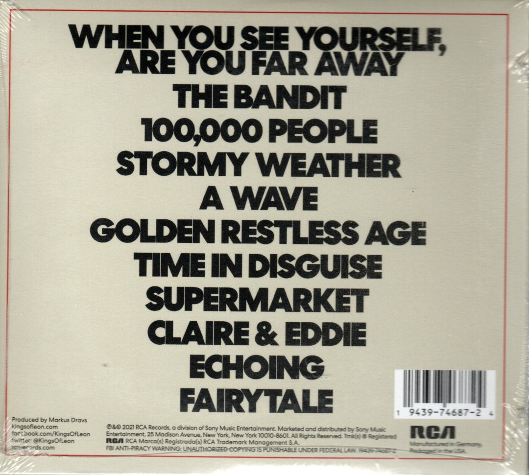 CD Kings Of Leon - When You See Yourself