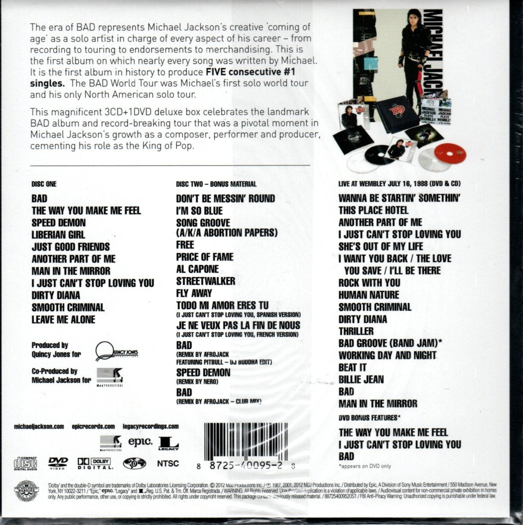 CDX 3 + DVD Michael Jackson - 25th Anniversary Delux Edition
