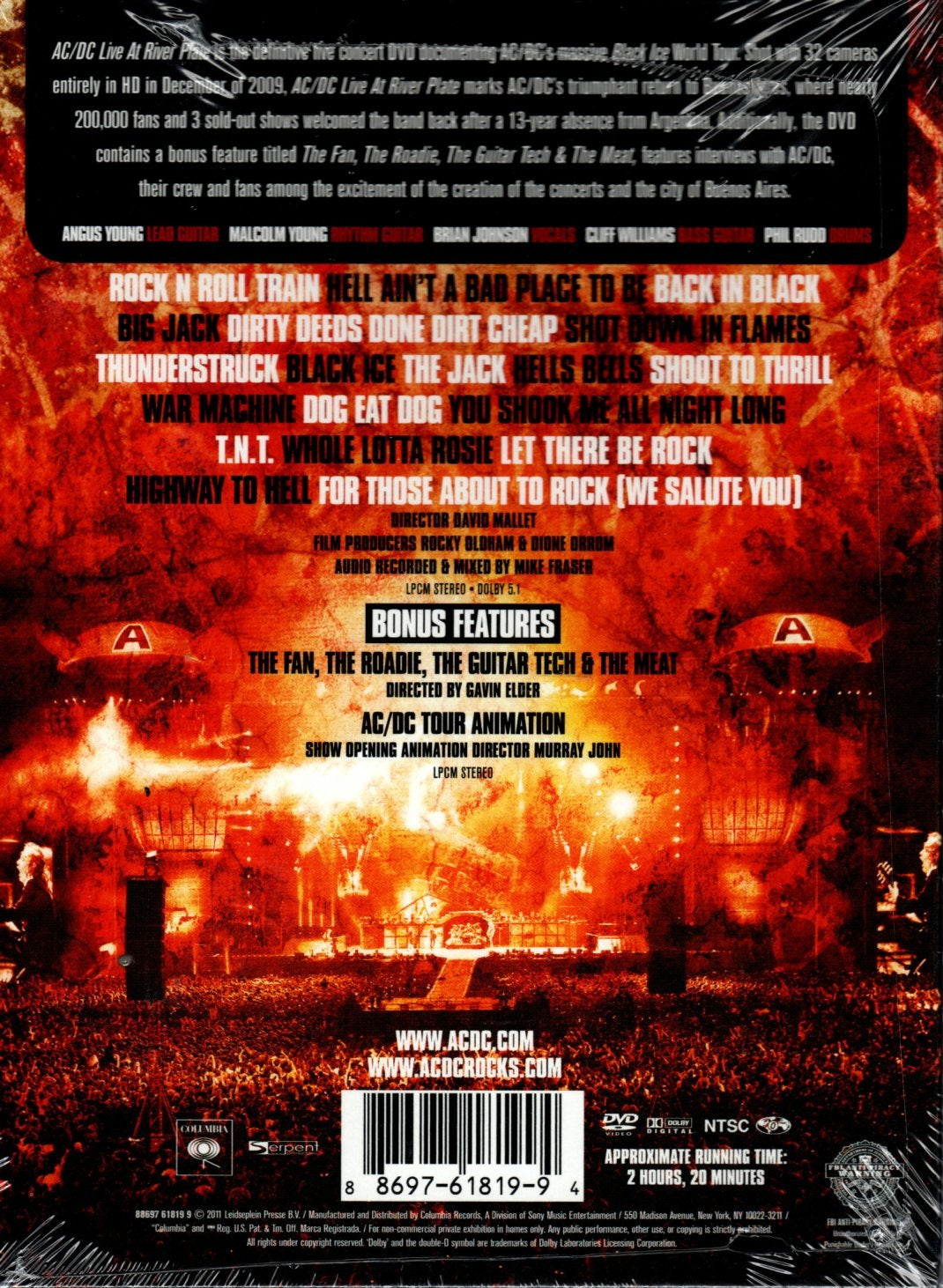 DVD AC/DC - Live At River Plate