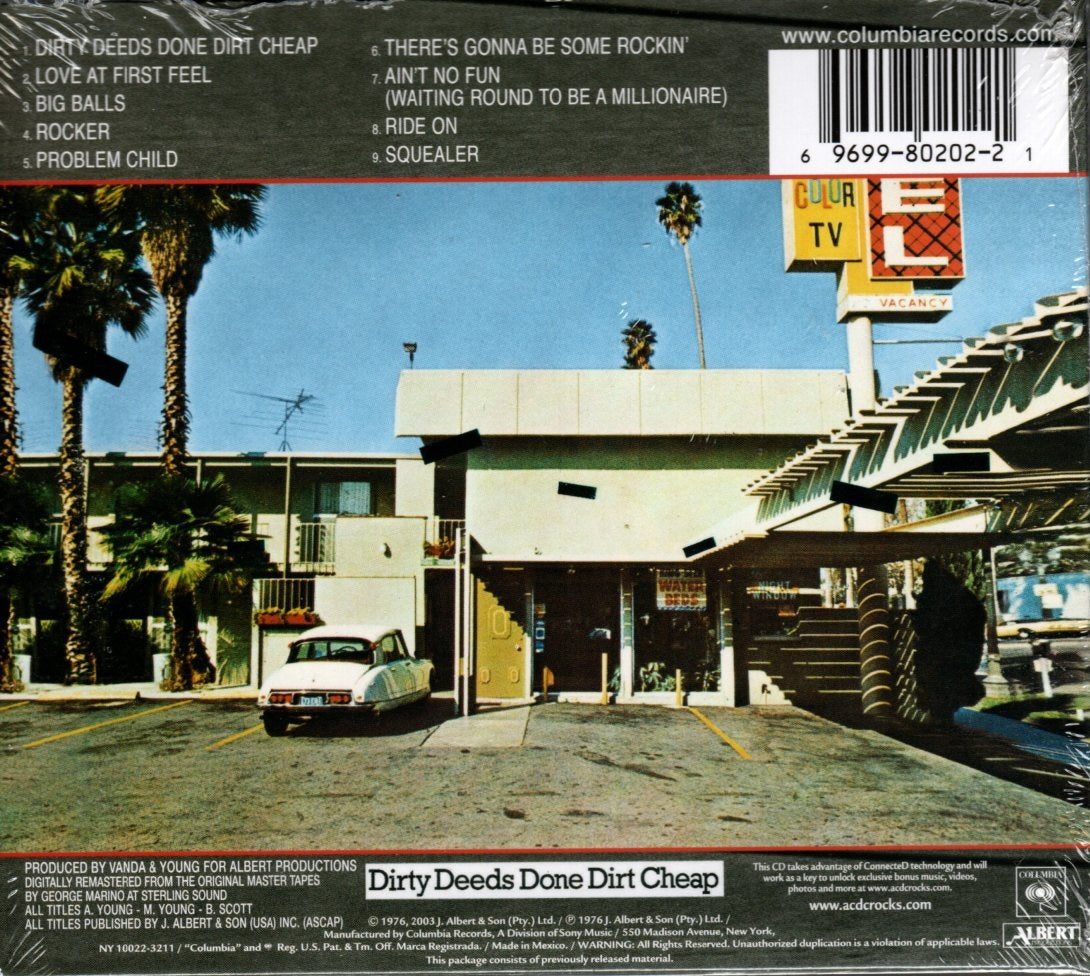 CD AC/DC - Dirty Deeds Done Dirt Cheap